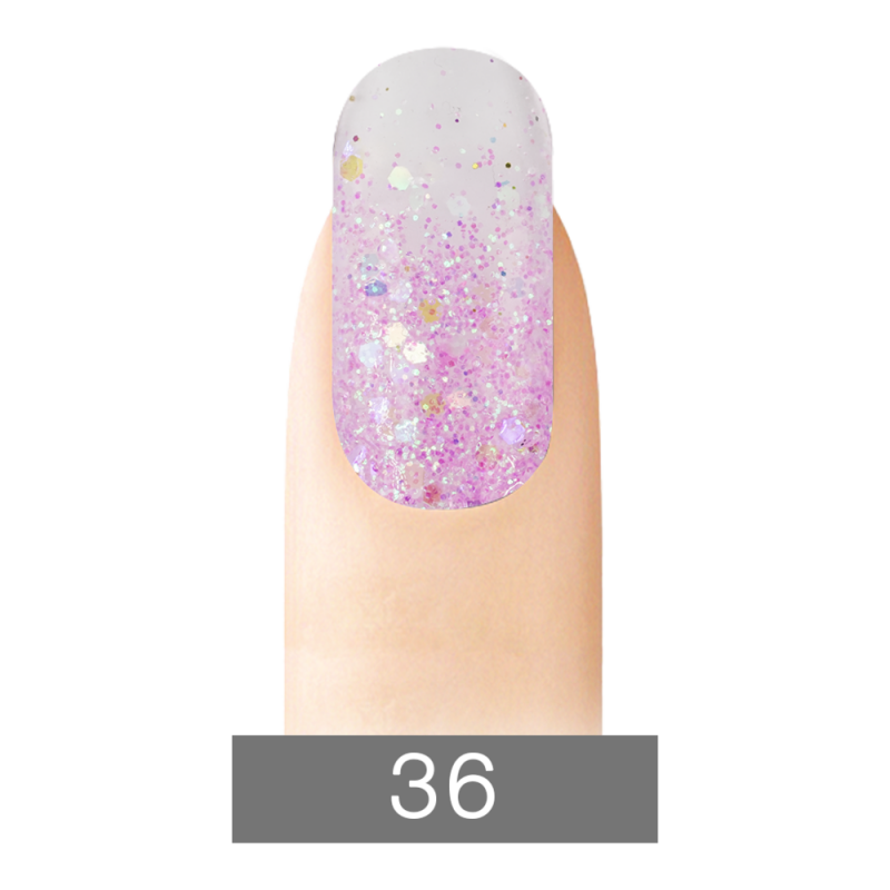 Cre8tion Nail Art Glitter, 036, 0.5oz KK1031 